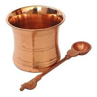 Manufacturers Exporters and Wholesale Suppliers of Copper Panchapatra Moradabad Uttar Pradesh